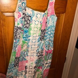 Blue pink and green Lilly Pulitzer mini dress